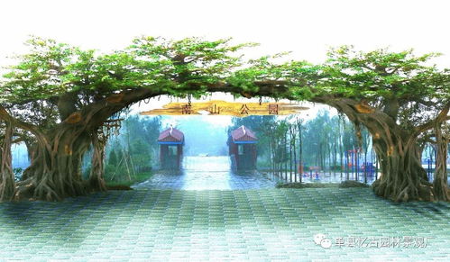 大同假树大门设计施工 融合自然与艺术的园林景观工程